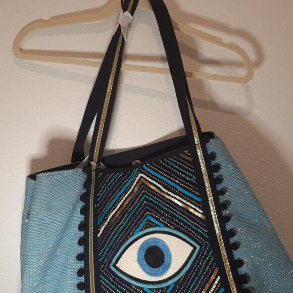 Express Edit Embroidered Eye Tote - Picture 5 of 6